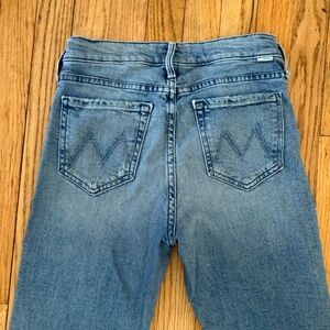 MOTHER Light Blue Straight Leg Jeans